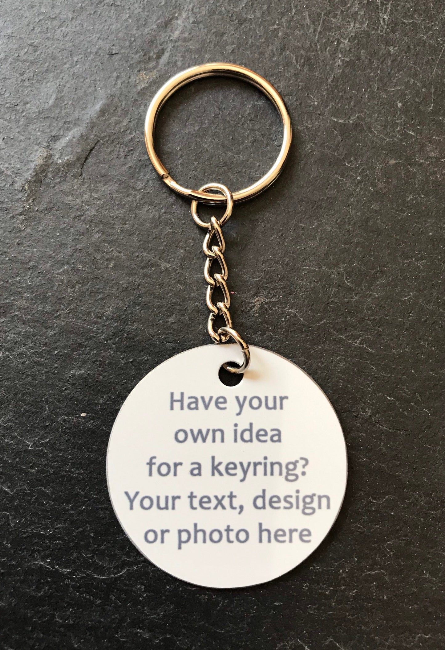 Custom Round Photo Keyring - Photo Keyring - Custom Keychain - Photo Charm - Custom Keyring Photo - Personalised Keychain