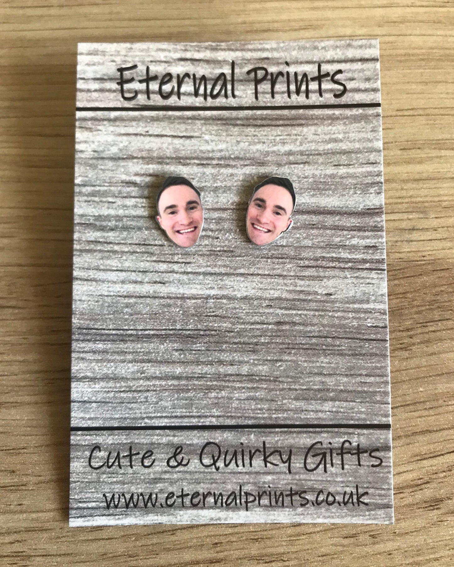 Custom Stud Earrings - Face Studs - Photo Boyfriend Studs - Girlfriend studs - Idol Earrings - Famous Stud Earrings - Person Earrings