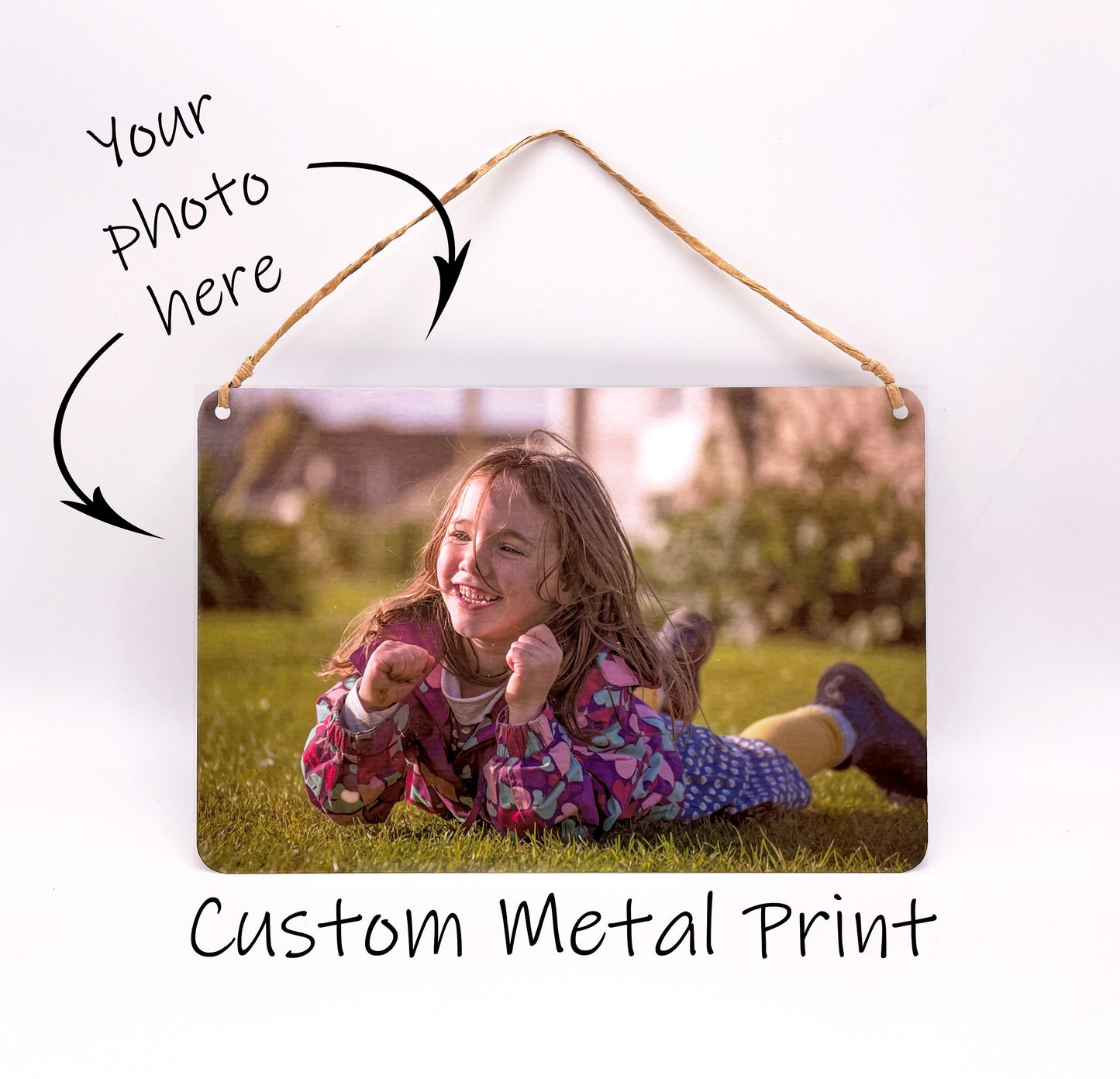 Custom Metal Print - Metal Wall Art - Custom Wall Art - 10th Anniversary - Metal Photo - Metal Sign - Custom Sign - Photo Keepsake