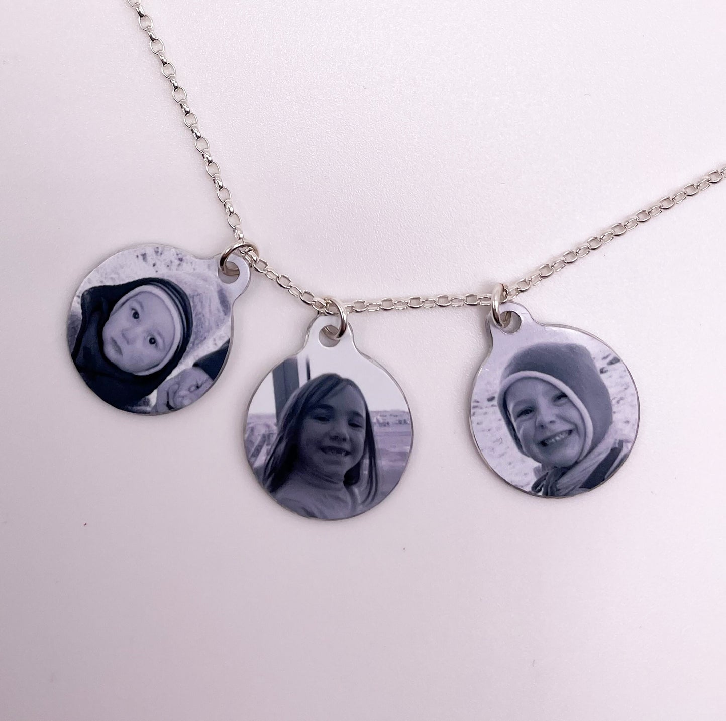 Custom Photo Cluster Necklace - Photo Memory Pendant - Keepsake Pendant - Charm Necklace - Photo Jewellery - Custom Photo Gift